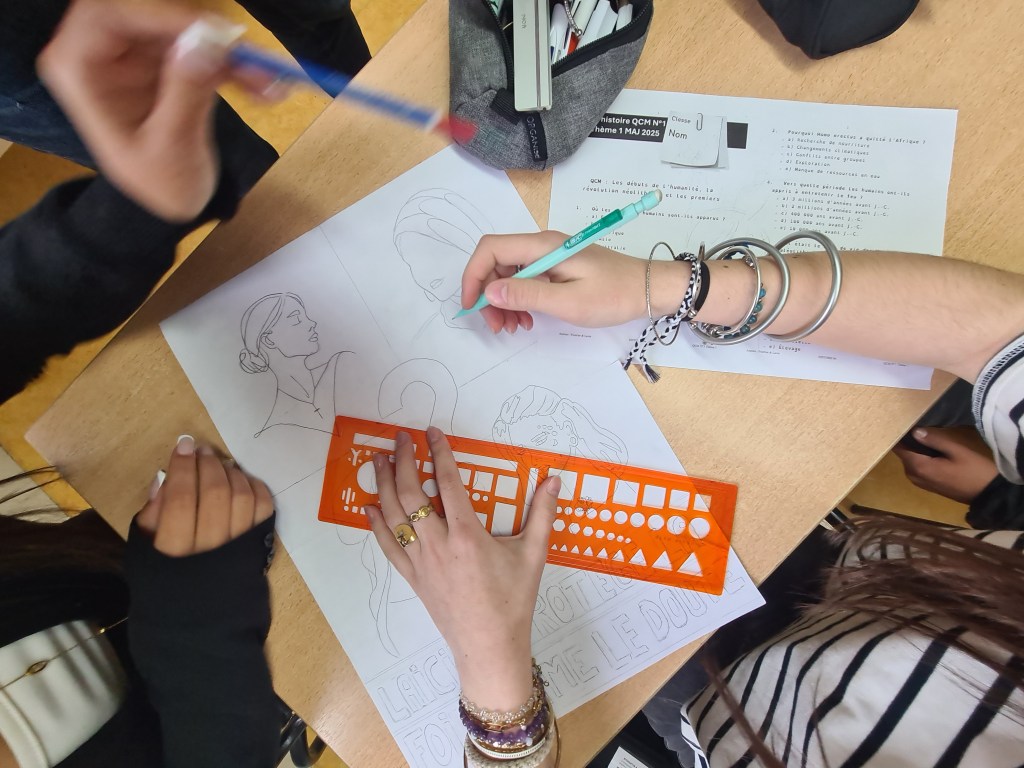 Travail en classe sur la laïcité