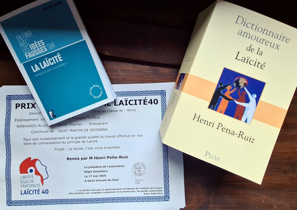 Remise de prix Laïcité 40