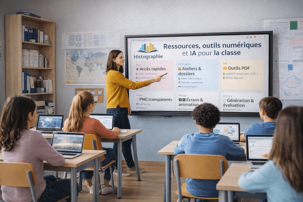 Ressources, outils numériques et IA pour la classe